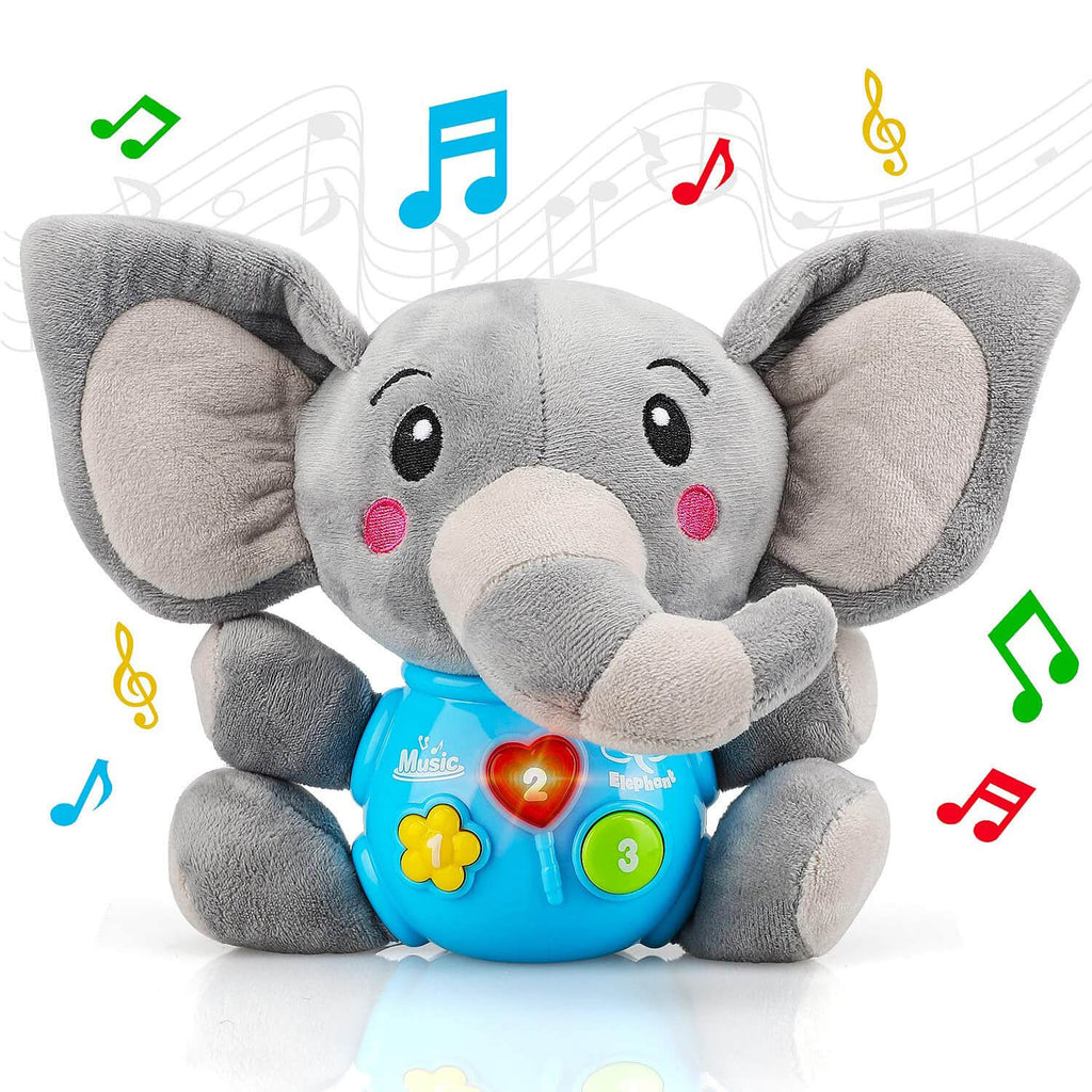 Plush Elephant Toddler Toys - Baby Musical Toy