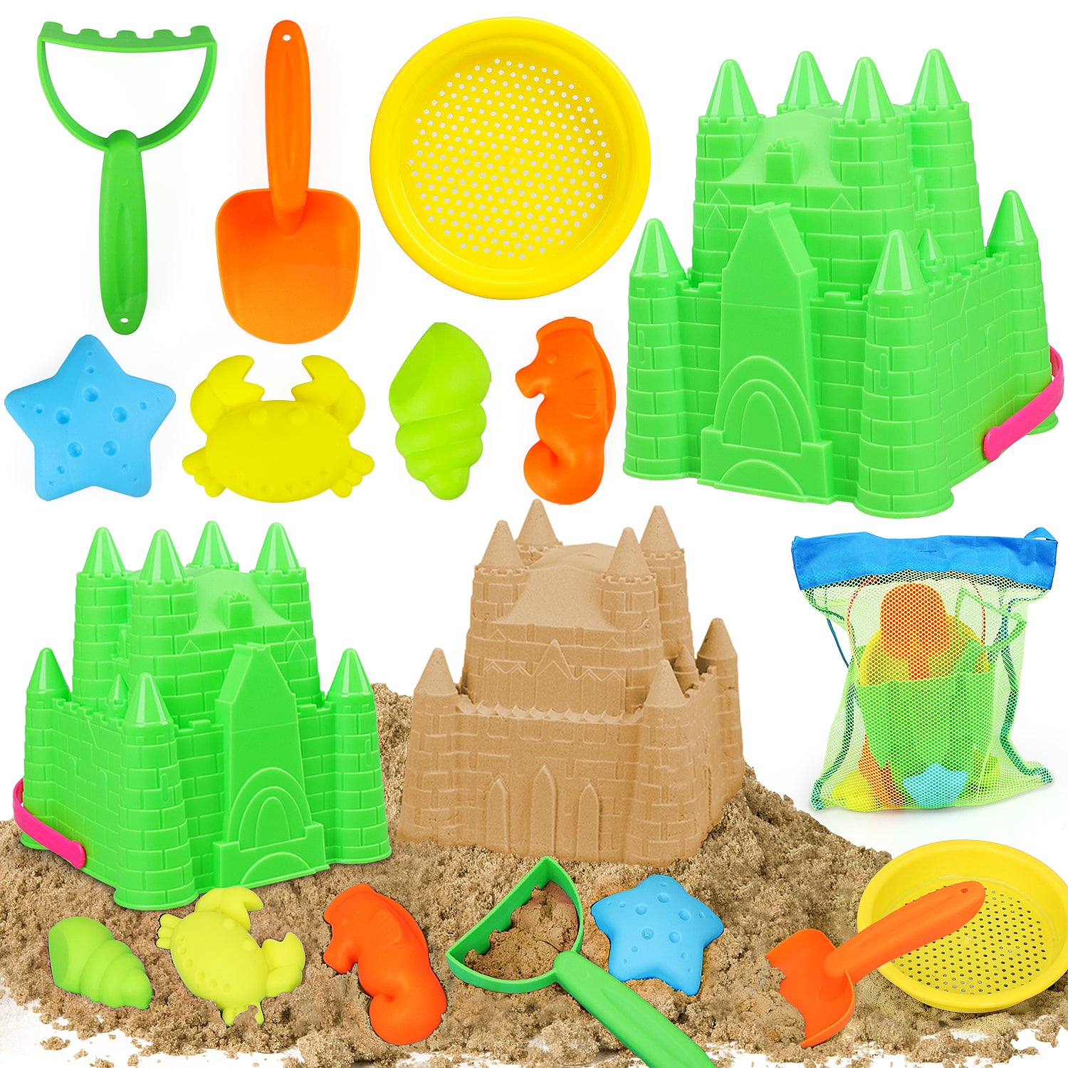 Sand Toys Beach Toys Includes Beach Sand Castle1