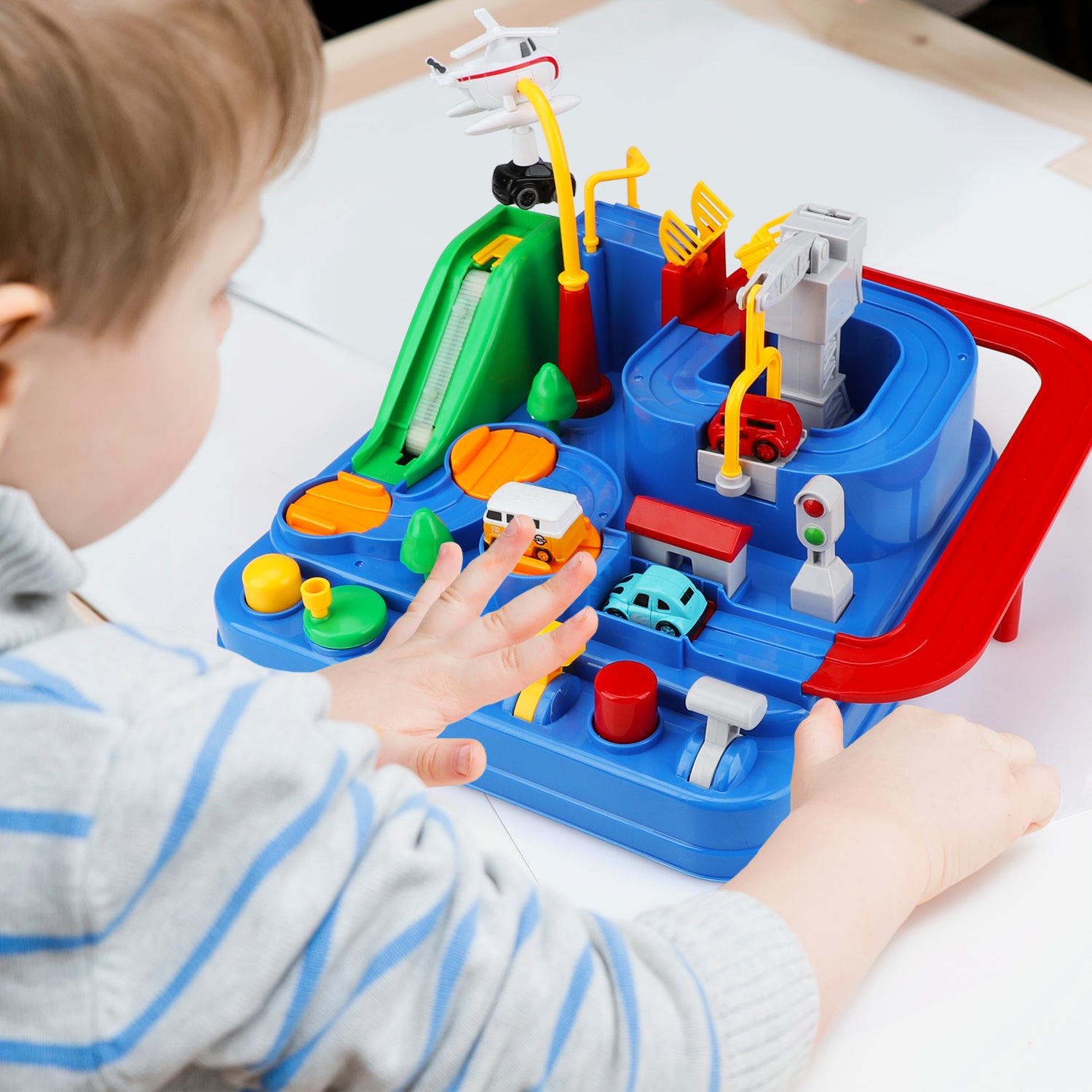 CUITING Kids Toys For 3 Year Old Boys Girls Race Track Car Adventure Preschool Toddler Boy Toys Educational Gifts For Kids 3 4 5 Year Old CUITING Kids Toys For 3 Year Old Boys Girls Race Track Car Adventure Preschool Toddler Boy Toys Educational Gifts For Kids 3 4 5 Year Old
