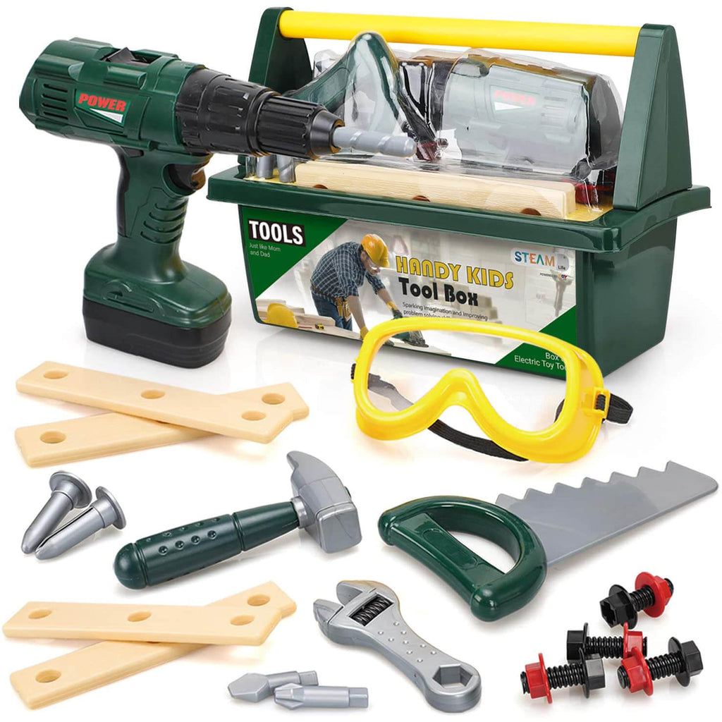 Kids Tool Set with Power Toy Drill
