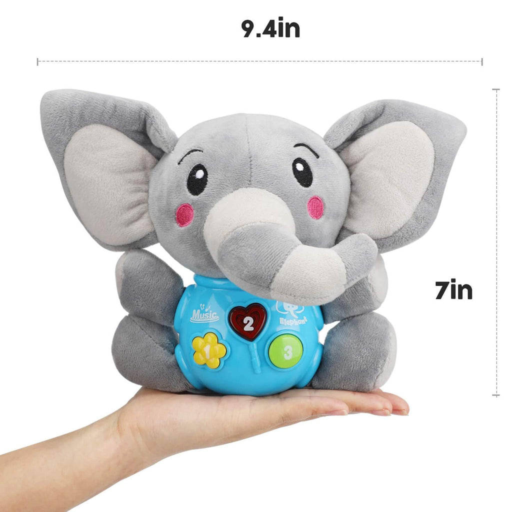 Plush Elephant Toddler Toys - Baby Musical Toy