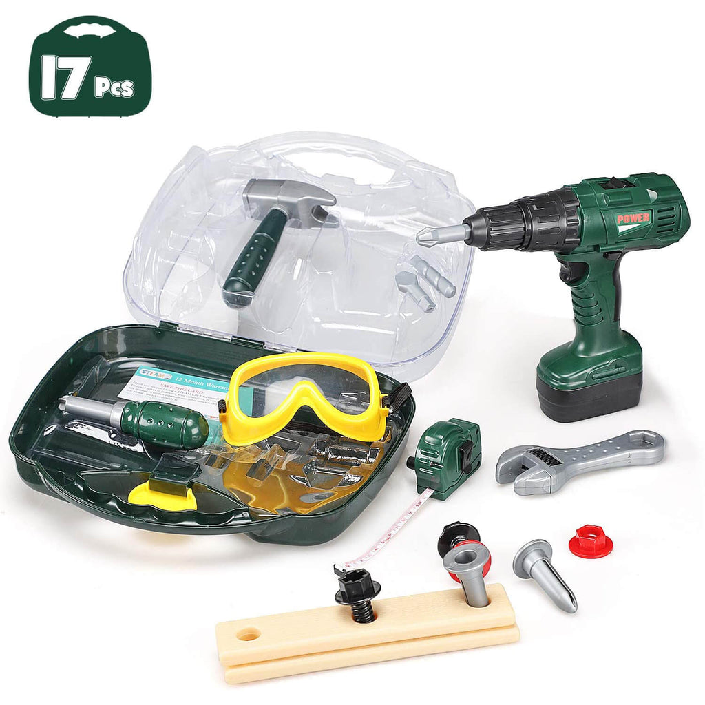 Kids Tool Set with Power Toy Drill